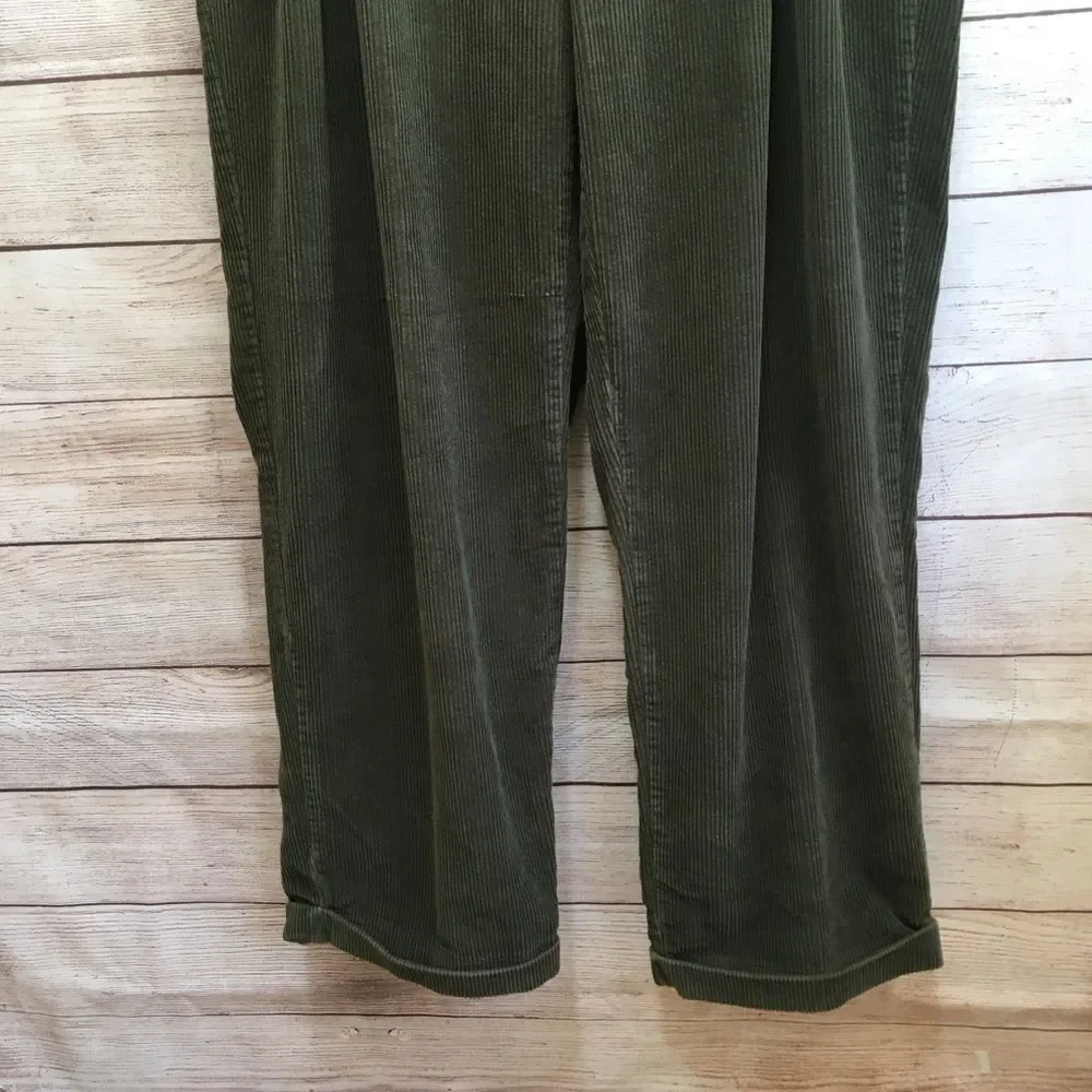 VINTAGE TOMMY HILFIGER‎ PANTS IN GREEN CORDUROY